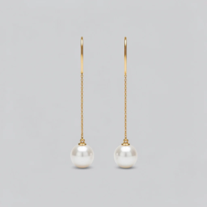 Champagne Gold Drop Earrings